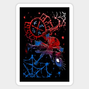 spider punk spiderpunk spiderman hobie brown Magnet